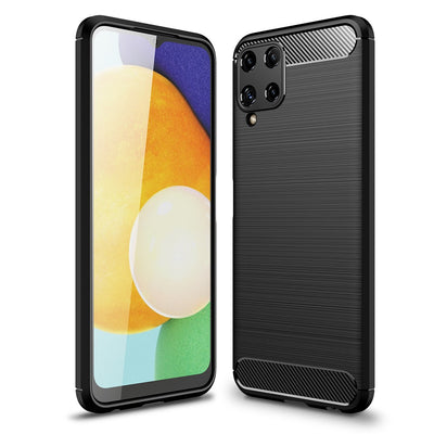 Se Samsung Galaxy A22 4G - Gummi cover - Børstet Design - Sort ❤ Stort online udvalg i Capida ❤ Hurtig levering: 1 - 2 Hverdage samt billig fragt - Varenummer: CPD-V33101236975A og barcode / Ean: på lager - Udsalg på Mobil tilbehør Spar op til 51% - Over 785 kendte brands på udsalg