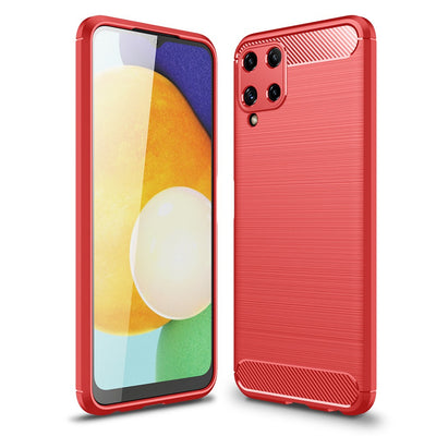 Se Samsung Galaxy A22 4G - Gummi cover - Børstet Design - Rød ❤ Stort online udvalg i Capida ❤ Hurtig levering: 1 - 2 Hverdage samt billig fragt - Varenummer: CPD-V33101236975B og barcode / Ean: på lager - Udsalg på Mobil tilbehør Spar op til 67% - Over 785 kendte brands på udsalg