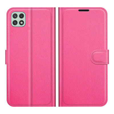 Se Samsung Galaxy A22 5G - Læder cover / pung - Rosa ✔ Kæmpe udvalg i  Capida ✔ Hurtig levering: 1 - 2 Hverdage samt billig fragt - Varenummer: CPD-V33101238464G og barcode / Ean: 101238464G på lager - Udsalg på Mobil tilbehør Spar op til 64% - Over 400 kendte brands på udsalg