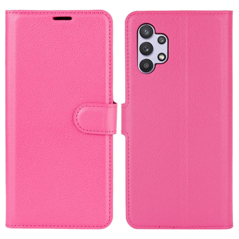 Se Samsung Galaxy A32 4G - Læder cover / pung - Rosa ✔ Kæmpe udvalg i  Capida ✔ Hurtig levering: 1 - 2 Hverdage samt billig fragt - Varenummer: CPD-V33101238465G og barcode / Ean: 101238465G på lager - Udsalg på Mobil tilbehør Spar op til 54% - Over 400 kendte brands på udsalg