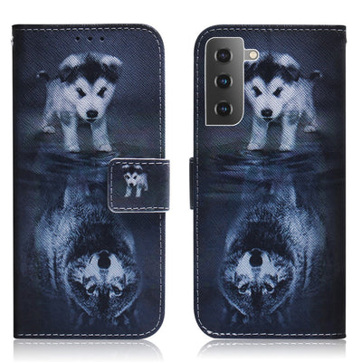 Se Samsung Galaxy S22 Plus 5G - Læder cover / pung - Printet Design - Hund & Ulv ❤ Stort online udvalg i Capida ❤ Hurtig levering: 1 - 2 Hverdage samt billig fragt - Varenummer: CPD-V33101239582G og barcode / Ean: på lager - Udsalg på Mobil tilbehør Spar op til 66% - Over 350 kendte brands på udsalg