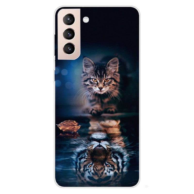 Se Samsung Galaxy S22 5G - Fleksibelt gummi cover - Printet Design - Kat & Tiger ❤ Kæmpe udvalg i Capida ❤ Hurtig levering: 1 - 2 Hverdage samt billig fragt - Varenummer: CPD-V33101240262J og barcode / Ean: 101240262J på lager - Udsalg på Mobil tilbehør Spar op til 65% - Over 412 kendte brands på udsalg