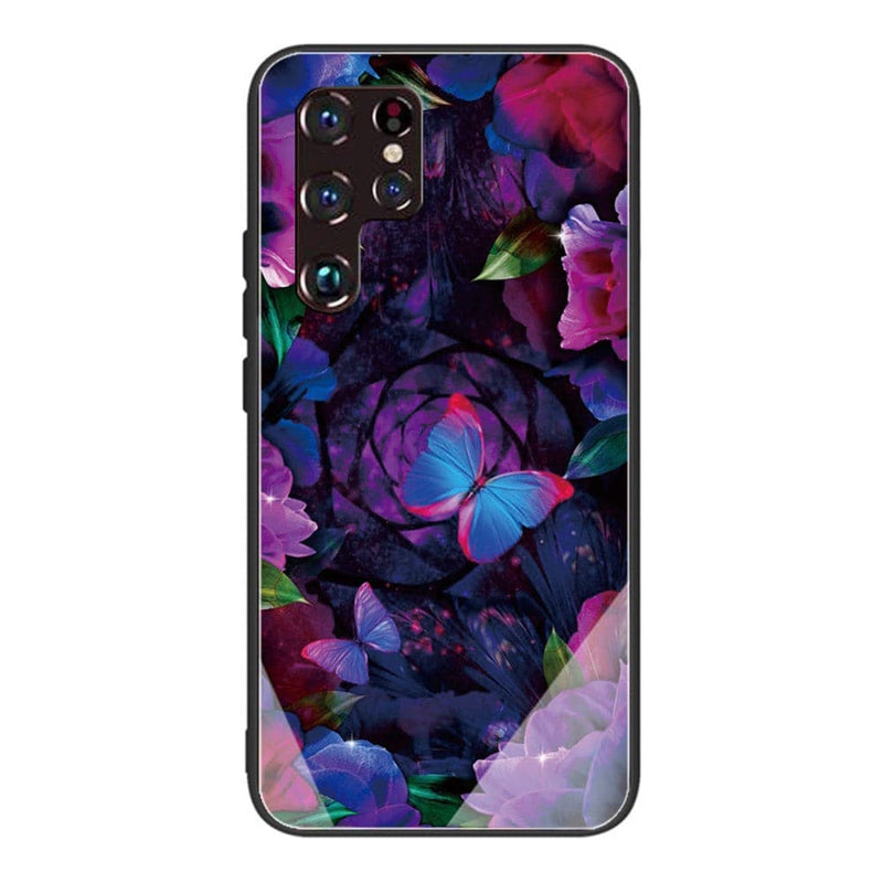 Se Samsung Galaxy S22 Ultra 5G - Hybrid cover m/bagside af hærdet glas - Farverige sommerfugle ❤ Kæmpe udvalg i Capida ❤ Hurtig levering: 1 - 2 Hverdage samt billig fragt - Varenummer: CPD-V33101240572M og barcode / Ean: 101240572M på lager - Udsalg på Mobil tilbehør Spar op til 51% - Over 434 design mærker på udsalg