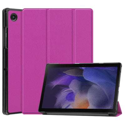 Se Samsung Galaxy Tab A8 10.5 (2021) - Tri-Fold læder cover - Wake up/Sleep funktion - Lilla ❤ Kæmpe udvalg i Capida ❤ Hurtig levering: 1 - 2 Hverdage samt billig fragt - Varenummer: CPD-V33101240584E og barcode / Ean: 101240584E på lager - Udsalg på Tablets tilbehør Spar op til 59% - Over 454 kendte mærker på udsalg