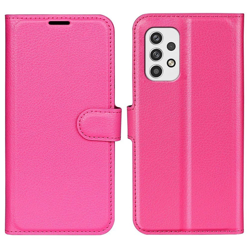 Se Samsung Galaxy A23 4G / 5G - Læder cover / pung - Rosa ❤ Kæmpe udvalg i Blandet ❤ Hurtig levering: 1 - 2 Hverdage samt billig fragt - Varenummer: CPD-V33101244275D og barcode / Ean: 101244275D på lager - Udsalg på Mobil tilbehør Spar op til 53% - Over 454 kendte brands på udsalg