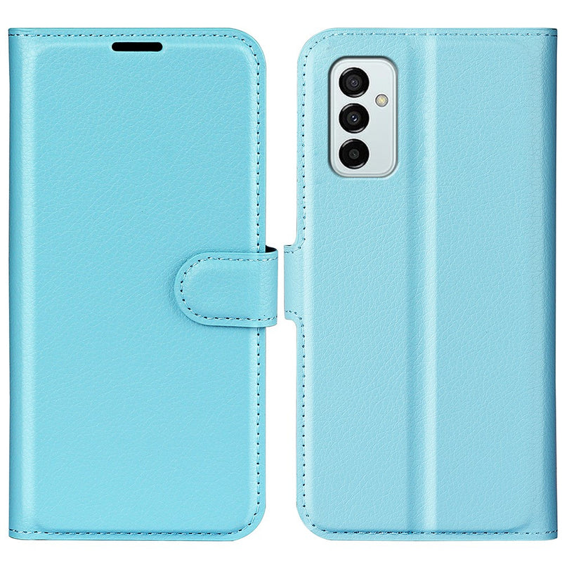 Se Samsung Galaxy M23 5G - Læder cover / pung - Blå ❤ Kæmpe udvalg i Blandet ❤ Hurtig levering: 1 - 2 Hverdage samt billig fragt - Varenummer: CPD-V33101245100E og barcode / Ean: 101245100E på lager - Udsalg på Mobil tilbehør Spar op til 63% - Over 454 design mærker på udsalg