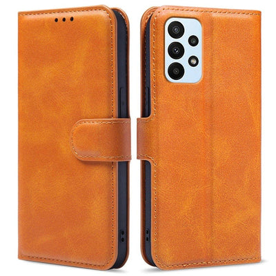 Se Samsung Galaxy A23 4G / 5G - Læder cover / pung - Orange ❤ Kæmpe udvalg i Blandet ❤ Hurtig levering: 1 - 2 Hverdage samt billig fragt - Varenummer: CPD-V33101247212F og barcode / Ean: 101247212F på lager - Udsalg på Mobil tilbehør Spar op til 53% - Over 454 kendte mærker på udsalg