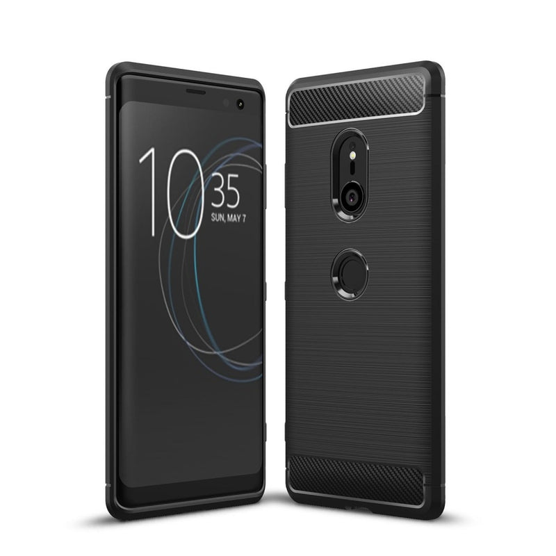 Se Sony Xperia XZ3 - Gummi cover/etui i Børstet design - Sort ❤ Kæmpe udvalg i Capida ❤ Hurtig levering: 1 - 2 Hverdage samt billig fragt - Varenummer: CPD-V33101302492A og barcode / Ean: 101302492A på lager - Udsalg på Mobil tilbehør Spar op til 65% - Over 412 kendte brands på udsalg