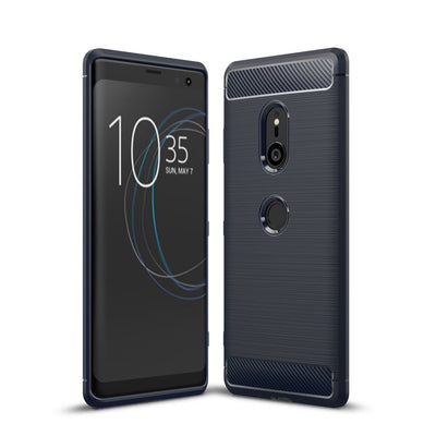 Se Sony Xperia XZ3 - Gummi cover/etui i Børstet design - Mørkeblå ❤ Kæmpe udvalg i Capida ❤ Hurtig levering: 1 - 2 Hverdage samt billig fragt - Varenummer: CPD-V33101302492D og barcode / Ean: 101302492D på lager - Udsalg på Mobil tilbehør Spar op til 52% - Over 454 kendte mærker på udsalg