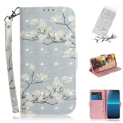 Se Sony Xperia L4 - Mønstret Læder cover / pung - Hvide blomster ❤ Kæmpe udvalg i Capida ❤ Hurtig levering: 1 - 2 Hverdage samt billig fragt - Varenummer: CPD-V33101303286I og barcode / Ean: 101303286I på lager - Udsalg på Mobil tilbehør Spar op til 51% - Over 412 kendte brands på udsalg