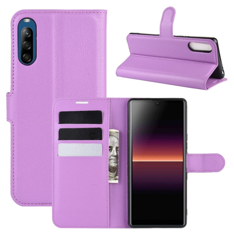 Se Sony Xperia L4 - Læder cover / pung - Lilla ❤ Kæmpe udvalg i Capida ❤ Hurtig levering: 1 - 2 Hverdage samt billig fragt - Varenummer: CPD-V33101303291H og barcode / Ean: 101303291H på lager - Udsalg på Mobil tilbehør Spar op til 67% - Over 412 kendte brands på udsalg