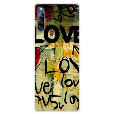 Se Sony Xperia L4 - Gummi cover med printet design - Love Letters ❤ Kæmpe udvalg i Capida ❤ Hurtig levering: 1 - 2 Hverdage samt billig fragt - Varenummer: CPD-V33101303300A og barcode / Ean: 101303300A på lager - Udsalg på Mobil tilbehør Spar op til 65% - Over 434 design mærker på udsalg