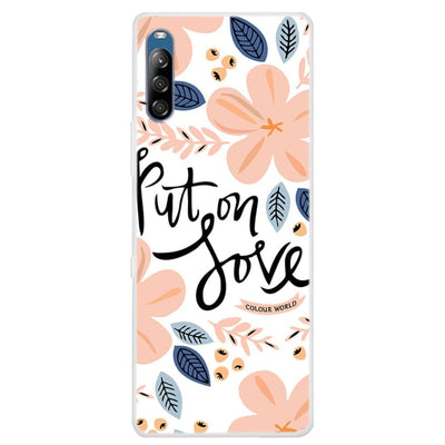 Se Sony Xperia L4 - Gummi cover med printet design - Blomst og Bogstaver ❤ Kæmpe udvalg i Capida ❤ Hurtig levering: 1 - 2 Hverdage samt billig fragt - Varenummer: CPD-V33101303300F og barcode / Ean: 101303300F på lager - Udsalg på Mobil tilbehør Spar op til 56% - Over 434 design mærker på udsalg