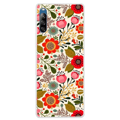 Se Sony Xperia L4 - Gummi cover med printet design - Røde blomster ❤ Kæmpe udvalg i Capida ❤ Hurtig levering: 1 - 2 Hverdage samt billig fragt - Varenummer: CPD-V33101303300P og barcode / Ean: 101303300P på lager - Udsalg på Mobil tilbehør Spar op til 64% - Over 434 design mærker på udsalg