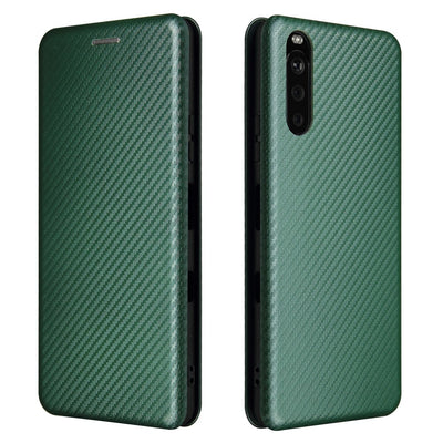 Se Sony Xperia 10 III 5G - Flip cover med kortholder - Børstet Design - Grøn ❤ Kæmpe udvalg i Capida ❤ Hurtig levering: 1 - 2 Hverdage samt billig fragt - Varenummer: CPD-V33101303574E og barcode / Ean: 101303574E på lager - Udsalg på Mobil tilbehør Spar op til 64% - Over 454 kendte brands på udsalg