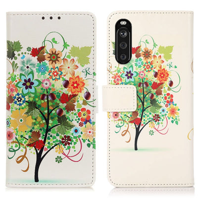 Se Sony Xperia 10 III - Læder cover / pung - Printet design - Farverigt træ ❤ Kæmpe udvalg i Capida ❤ Hurtig levering: 1 - 2 Hverdage samt billig fragt - Varenummer: CPD-V33101303575F og barcode / Ean: 101303575F på lager - Udsalg på Mobil tilbehør Spar op til 57% - Over 434 design brands på udsalg