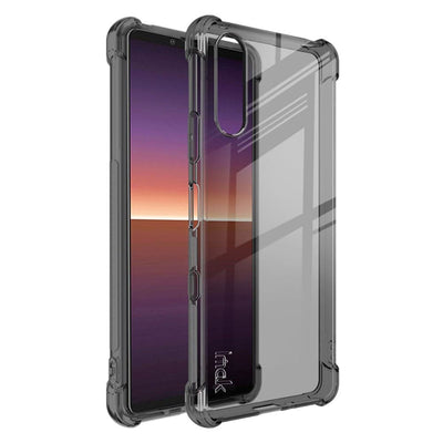 Se Sony Xperia 10 III 5G - IMAK ultraklar gummi cover inkl. skærmbeskytter - Transparent/Sort ❤ Kæmpe udvalg i Capida ❤ Hurtig levering: 1 - 2 Hverdage samt billig fragt - Varenummer: CPD-V33101303582B og barcode / Ean: 101303582B på lager - Udsalg på Mobil tilbehør Spar op til 61% - Over 454 kendte brands på udsalg