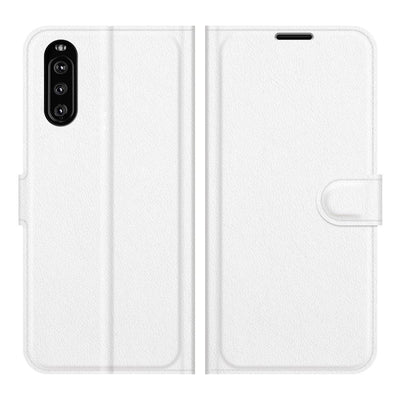 Se Sony Xperia 10 III - Læder cover / pung - Hvid ❤ Kæmpe udvalg i Capida ❤ Hurtig levering: 1 - 2 Hverdage samt billig fragt - Varenummer: CPD-V33101303599B og barcode / Ean: 101303599B på lager - Udsalg på Mobil tilbehør Spar op til 67% - Over 454 kendte brands på udsalg