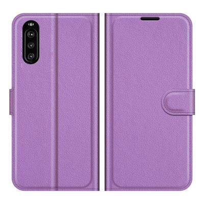 Se Sony Xperia 10 III - Læder cover / pung - Lilla ❤ Kæmpe udvalg i Capida ❤ Hurtig levering: 1 - 2 Hverdage samt billig fragt - Varenummer: CPD-V33101303599H og barcode / Ean: 101303599H på lager - Udsalg på Mobil tilbehør Spar op til 55% - Over 434 design brands på udsalg