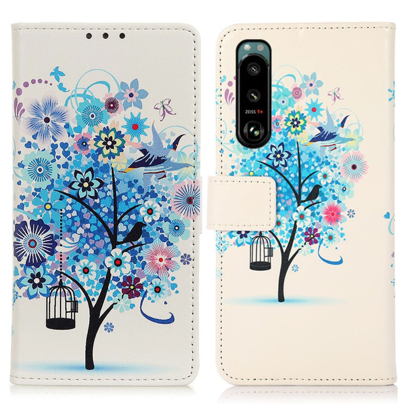 Se Sony Xperia 5 III 5G - Læder cover / pung - Printet Design - Blåt træ ❤ Kæmpe udvalg i Capida ❤ Hurtig levering: 1 - 2 Hverdage samt billig fragt - Varenummer: CPD-V33101303642C og barcode / Ean: 101303642C på lager - Udsalg på Mobil tilbehør Spar op til 54% - Over 350 kendte brands på udsalg