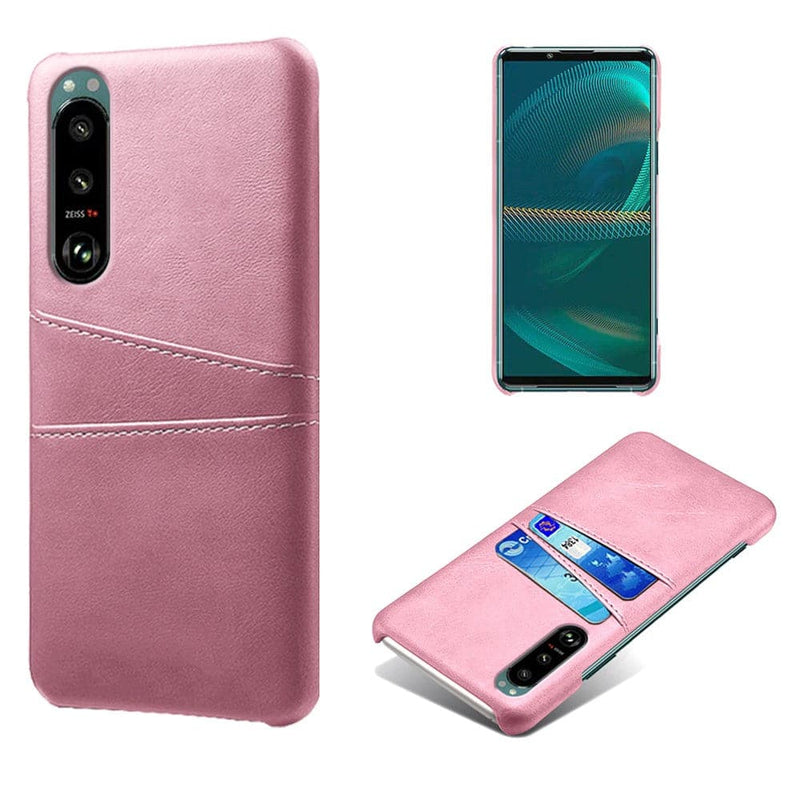 Se Sony Xperia 5 III 5G - KSQ læder Hard cover med kortholdere - Rosa guld ❤ Stort online udvalg i Capida ❤ Hurtig levering: 1 - 2 Hverdage samt billig fragt - Varenummer: CPD-V33101303671C og barcode / Ean: på lager - Udsalg på Mobil tilbehør Spar op til 56% - Over 454 design brands på udsalg