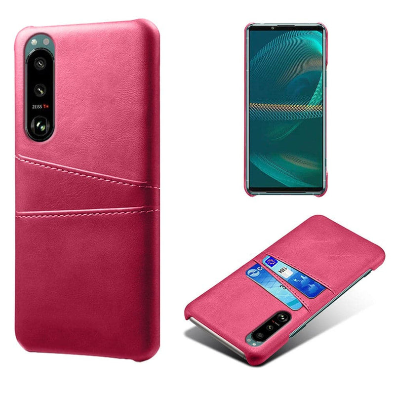 Se Sony Xperia 5 III 5G - KSQ læder Hard cover med kortholdere - Rosa ❤ Stort online udvalg i Capida ❤ Hurtig levering: 1 - 2 Hverdage samt billig fragt - Varenummer: CPD-V33101303671H og barcode / Ean: på lager - Udsalg på Mobil tilbehør Spar op til 51% - Over 454 design brands på udsalg