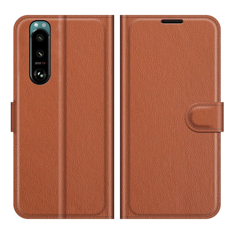 Se Sony Xperia 5 III 5G - Læder cover / pung - Brun ❤ Kæmpe udvalg i Capida ❤ Hurtig levering: 1 - 2 Hverdage samt billig fragt - Varenummer: CPD-V33101303695I og barcode / Ean: 101303695I på lager - Udsalg på Mobil tilbehør Spar op til 55% - Over 360 kendte mærker på udsalg