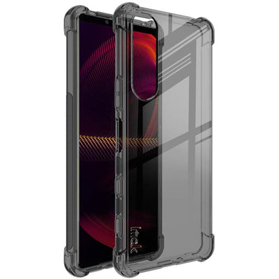 Se Sony Xperia 5 III 5G - IMAK gummi cover inkl. skærmbeskytter - Transparent/Sort ❤ Kæmpe udvalg i Capida ❤ Hurtig levering: 1 - 2 Hverdage samt billig fragt - Varenummer: CPD-V33101303709A og barcode / Ean: 101303709A på lager - Udsalg på Mobil tilbehør Spar op til 57% - Over 454 kendte brands på udsalg