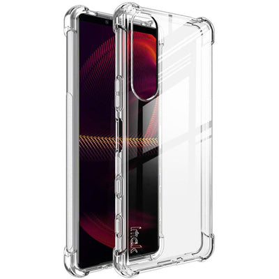 Se Sony Xperia 5 III 5G - IMAK gummi cover inkl. skærmbeskytter - Transparent ❤ Kæmpe udvalg i Capida ❤ Hurtig levering: 1 - 2 Hverdage samt billig fragt - Varenummer: CPD-V33101303709B og barcode / Ean: 101303709B på lager - Udsalg på Mobil tilbehør Spar op til 61% - Over 412 kendte brands på udsalg