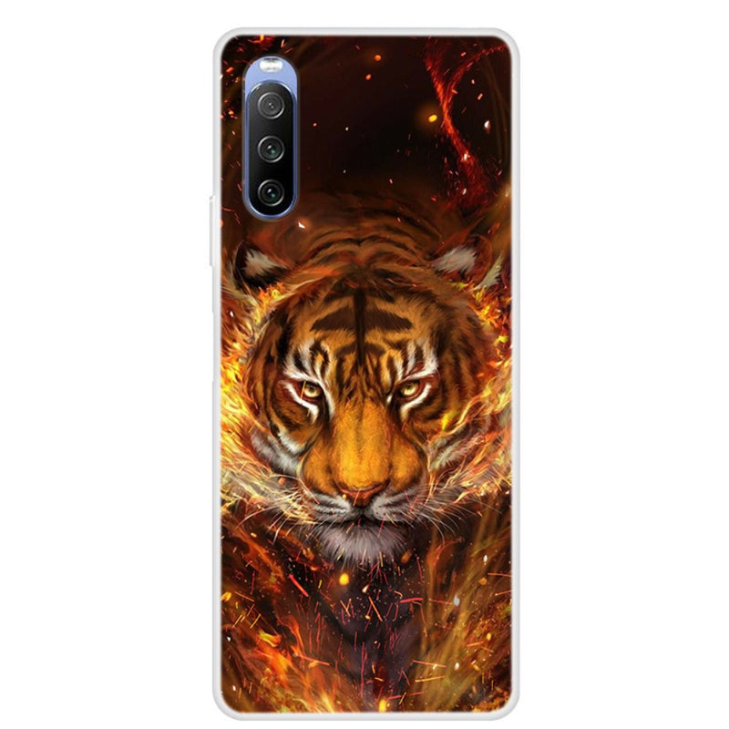 Se Sony Xperia 10 III 5G - Gummi cover - Printet Design - Tiger ❤ Kæmpe udvalg i Capida ❤ Hurtig levering: 1 - 2 Hverdage samt billig fragt - Varenummer: CPD-V33101303727I og barcode / Ean: 101303727I på lager - Udsalg på Mobil tilbehør Spar op til 67% - Over 434 design mærker på udsalg