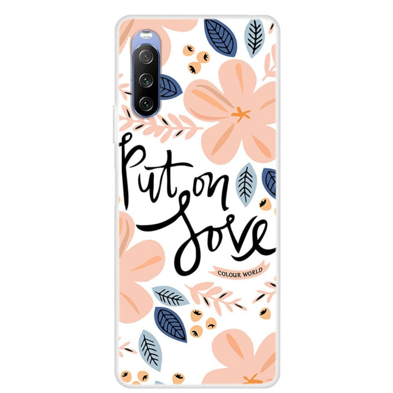 Se Sony Xperia 10 III 5G - Gummi cover - Printet Design - Blomster ❤ Kæmpe udvalg i Capida ❤ Hurtig levering: 1 - 2 Hverdage samt billig fragt - Varenummer: CPD-V33101303727J og barcode / Ean: 101303727J på lager - Udsalg på Mobil tilbehør Spar op til 51% - Over 412 kendte brands på udsalg