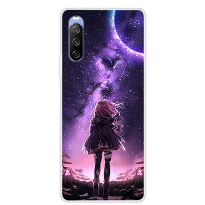 Se Sony Xperia 10 III 5G - Gummi cover - Printet Design - Stjerner & pige ❤ Kæmpe udvalg i Capida ❤ Hurtig levering: 1 - 2 Hverdage samt billig fragt - Varenummer: CPD-V33101303727M og barcode / Ean: 101303727M på lager - Udsalg på Mobil tilbehør Spar op til 52% - Over 324 kendte brands på udsalg