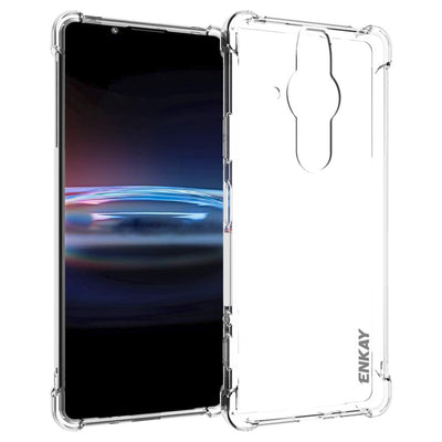 Se Sony Xperia Pro-I - ENKAY shockproof Gummi cover - Transparent ❤ Kæmpe udvalg i Capida ❤ Hurtig levering: 1 - 2 Hverdage samt billig fragt - Varenummer: CPD-V33101304059A og barcode / Ean: 101304059A på lager - Udsalg på Mobil tilbehør Spar op til 62% - Over 454 design brands på udsalg