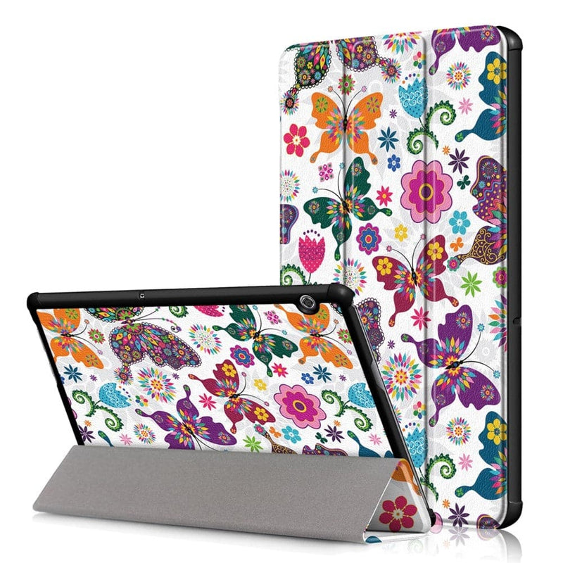 Se Huawei MediaPad T5 10 - Møntret cover/taske - Blomster og sommerfugl ❤ Stort online udvalg i Capida ❤ Hurtig levering: 1 - 2 Hverdage samt billig fragt - Varenummer: CPD-V33101709163E og barcode / Ean: 101709163E på lager - Udsalg på Tablets tilbehør Spar op til 56% - Over 434 design brands på udsalg