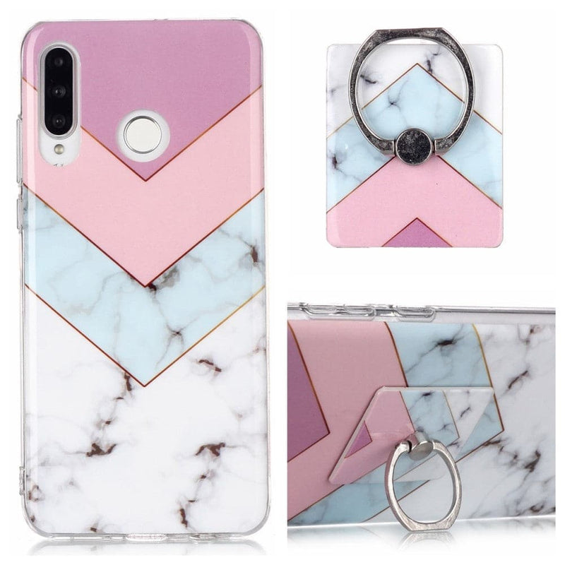 Se Huawei P30 Lite / P30 Lite New Edition - MARBLE design cover med kickstand - Style A ❤ Kæmpe udvalg i Capida ❤ Hurtig levering: 1 - 2 Hverdage samt billig fragt - Varenummer: CPD-V33101715307A og barcode / Ean: 101715307A på lager - Udsalg på Mobil tilbehør Spar op til 57% - Over 400 kendte brands på udsalg