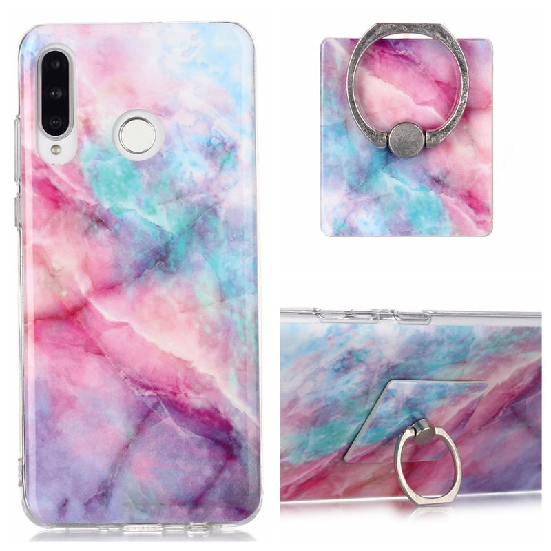 Se Huawei P30 Lite / P30 Lite New Edition - MARBLE design cover med kickstand - Style B ❤ Kæmpe udvalg i Capida ❤ Hurtig levering: 1 - 2 Hverdage samt billig fragt - Varenummer: CPD-V33101715307B og barcode / Ean: 101715307B på lager - Udsalg på Mobil tilbehør Spar op til 52% - Over 350 kendte brands på udsalg