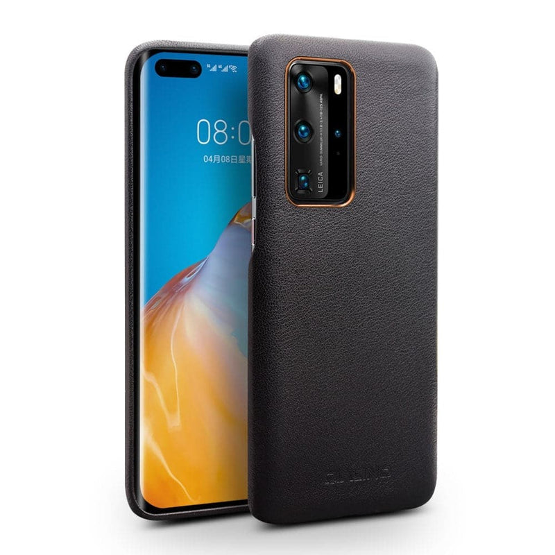 Se Huawei P40 Pro - Qialino Ægte læder Hardcover - Sort ❤ Kæmpe udvalg i QIALINO ❤ Hurtig levering: 1 - 2 Hverdage samt billig fragt - Varenummer: CPD-QLP40PG033002 og barcode / Ean: p40pG033002 på lager - Udsalg på Mobil tilbehør Spar op til 67% - Over 785 kendte brands på udsalg