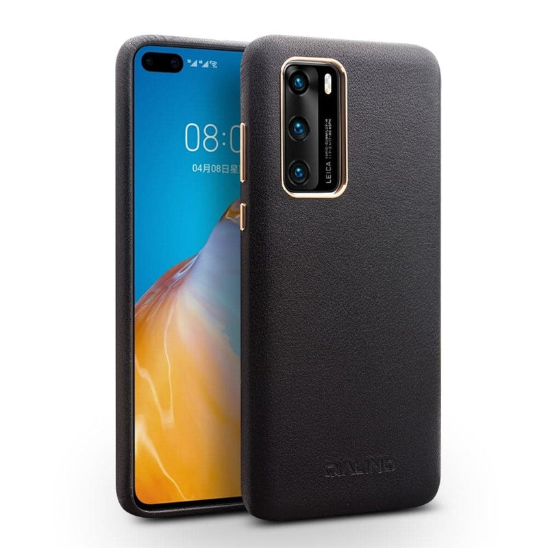 Se Huawei P40 - Qialino Ægte læder Hardcover - Sort ❤ Kæmpe udvalg i QIALINO ❤ Hurtig levering: 1 - 2 Hverdage samt billig fragt - Varenummer: CPD-QLP40G033002 og barcode / Ean: p40G033002 på lager - Udsalg på Mobil tilbehør Spar op til 53% - Over 785 kendte brands på udsalg