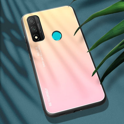 Se Huawei P Smart (2020) - GRADIENT Hybrid cover - Bagside af hærdet glas - Gul/Pink ❤ Stort online udvalg i Capida ❤ Hurtig levering: 1 - 2 Hverdage samt billig fragt - Varenummer: CPD-V33101718113A og barcode / Ean: på lager - Udsalg på Mobil tilbehør Spar op til 66% - Over 312 kendte brands på udsalg