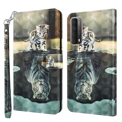 Se Huawei P Smart (2021) - Læder cover / pung - Med printet Design - Kat & Tiger ❤ Stort online udvalg i Capida ❤ Hurtig levering: 1 - 2 Hverdage samt billig fragt - Varenummer: CPD-V33101719580C og barcode / Ean: på lager - Udsalg på Mobil tilbehør Spar op til 61% - Over 785 kendte brands på udsalg