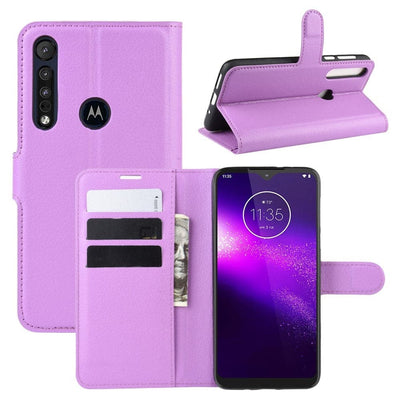 Se Motorola One Macro / Moto G8 Play - Læder cover / pung - Lilla ❤ Kæmpe udvalg i Capida ❤ Hurtig levering: 1 - 2 Hverdage samt billig fragt - Varenummer: CPD-V33101803039H og barcode / Ean: 101803039H på lager - Udsalg på Mobil tilbehør Spar op til 52% - Over 350 kendte brands på udsalg