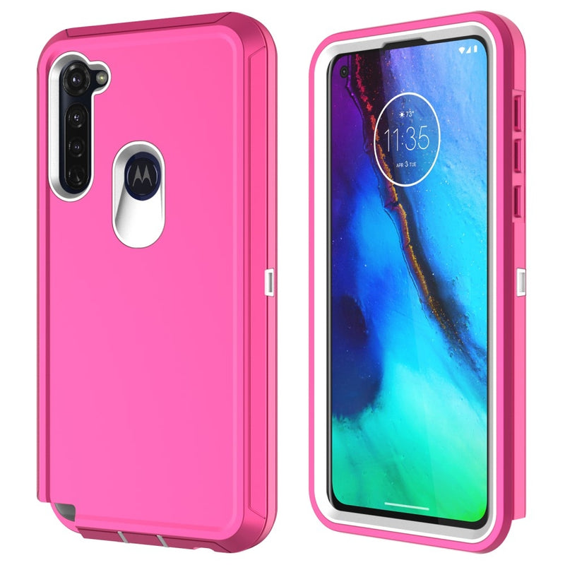 Se Motorola G Stylus - Shockproof Hybrid cover - Pink/hvid ❤ Stort online udvalg i Capida ❤ Hurtig levering: 1 - 2 Hverdage samt billig fragt - Varenummer: CPD-V33101803807C og barcode / Ean: på lager - Udsalg på Mobil tilbehør Spar op til 63% - Over 350 kendte brands på udsalg