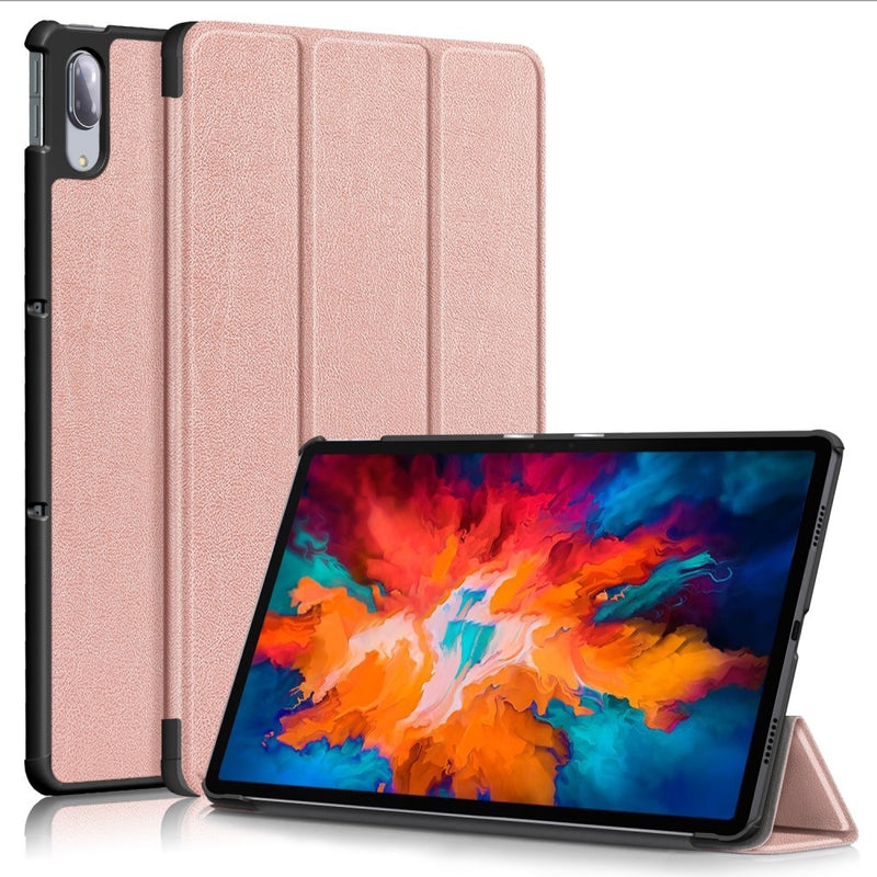 Se Lenovo Tab P11 Pro TB-J706F - Tri-Fold læder cover - wake up/sleep funktion - Rosa guld ❤ Kæmpe udvalg i Capida ❤ Hurtig levering: 1 - 2 Hverdage samt billig fragt - Varenummer: CPD-V33101804151F og barcode / Ean: 101804151F på lager - Udsalg på Tablets tilbehør Spar op til 62% - Over 360 kendte mærker på udsalg