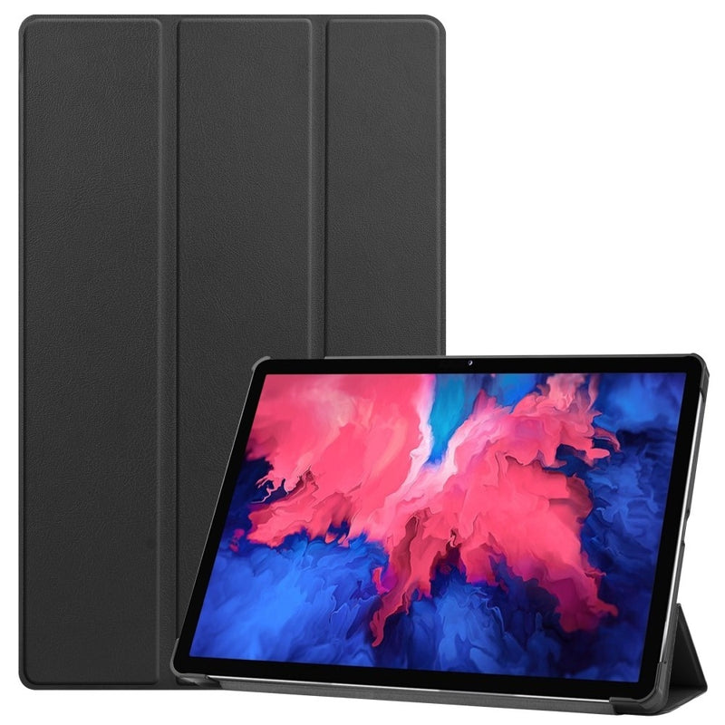 Se Lenovo Tab P11 / Tab P11 Plus - Tri-Fold læder cover / taske - Sort ❤ Stort online udvalg i Capida ❤ Hurtig levering: 1 - 2 Hverdage samt billig fragt - Varenummer: CPD-V33101804174A og barcode / Ean: på lager - Udsalg på Tablets tilbehør Spar op til 61% - Over 322 kendte brands på udsalg