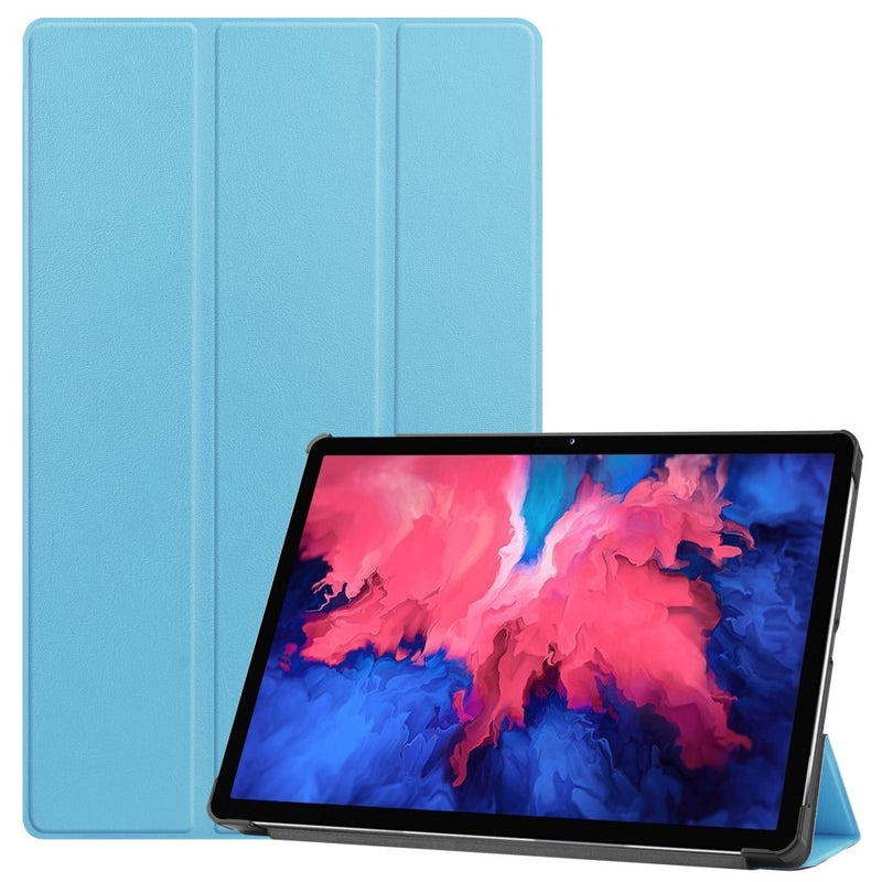 Se Lenovo Tab P11 / Tab P11 Plus - Tri-Fold læder cover / taske - Blå ❤ Stort online udvalg i Capida ❤ Hurtig levering: 1 - 2 Hverdage samt billig fragt - Varenummer: CPD-V33101804174E og barcode / Ean: på lager - Udsalg på Tablets tilbehør Spar op til 56% - Over 322 kendte brands på udsalg