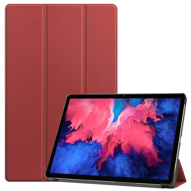 Se Lenovo Tab P11 / Tab P11 Plus - Tri-Fold læder cover / taske - Vinrød ❤ Stort online udvalg i Capida ❤ Hurtig levering: 1 - 2 Hverdage samt billig fragt - Varenummer: CPD-V33101804174G og barcode / Ean: på lager - Udsalg på Tablets tilbehør Spar op til 54% - Over 322 kendte brands på udsalg