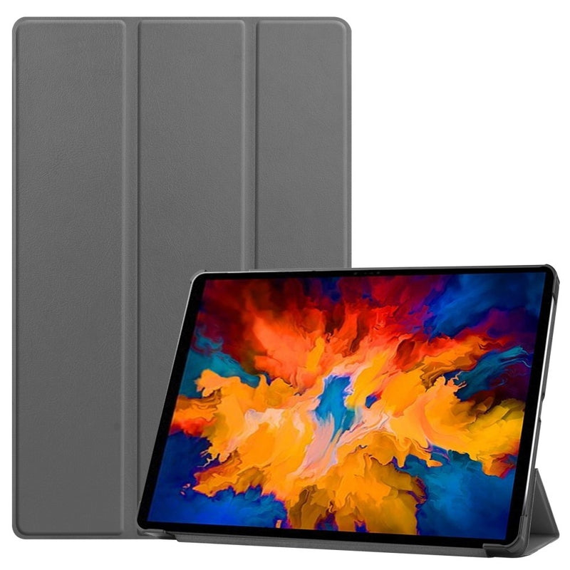 Se Lenovo Tab P11 Pro TB-J706F - Tri-Fold læder cover / taske - Grå ❤ Stort online udvalg i Capida ❤ Hurtig levering: 1 - 2 Hverdage samt billig fragt - Varenummer: CPD-V33101804176F og barcode / Ean: på lager - Udsalg på Tablets tilbehør Spar op til 64% - Over 322 kendte brands på udsalg