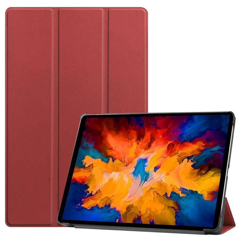 Se Lenovo Tab P11 Pro TB-J706F - Tri-Fold læder cover / taske - Vinrød ❤ Stort online udvalg i Capida ❤ Hurtig levering: 1 - 2 Hverdage samt billig fragt - Varenummer: CPD-V33101804176G og barcode / Ean: på lager - Udsalg på Tablets tilbehør Spar op til 63% - Over 322 kendte brands på udsalg