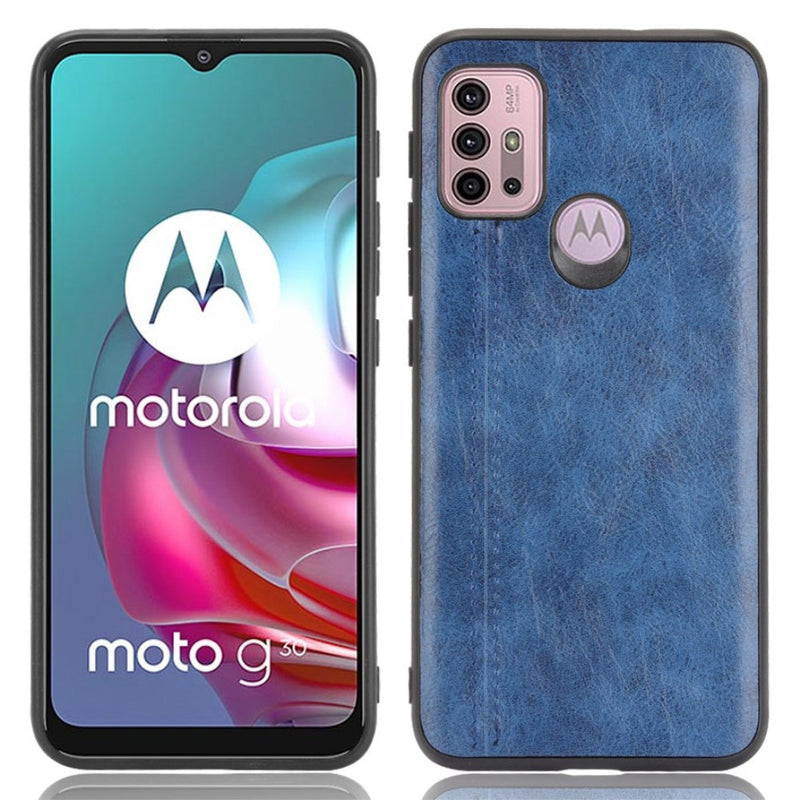 Se Motorola G30/G20/G10 - Læder hard cover - Blå ❤ Stort online udvalg i Capida ❤ Hurtig levering: 1 - 2 Hverdage samt billig fragt - Varenummer: CPD-V33101805063D og barcode / Ean: på lager - Udsalg på Mobil tilbehør Spar op til 58% - Over 785 kendte brands på udsalg