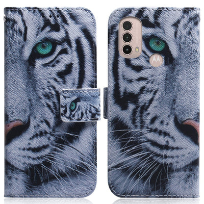 Se Motorola E20/E30/E40 - Læder cover / pung - Printet Design - Tiger ❤ Stort online udvalg i Capida ❤ Hurtig levering: 1 - 2 Hverdage samt billig fragt - Varenummer: CPD-V33101806183C og barcode / Ean: på lager - Udsalg på Mobil tilbehør Spar op til 59% - Over 785 kendte brands på udsalg